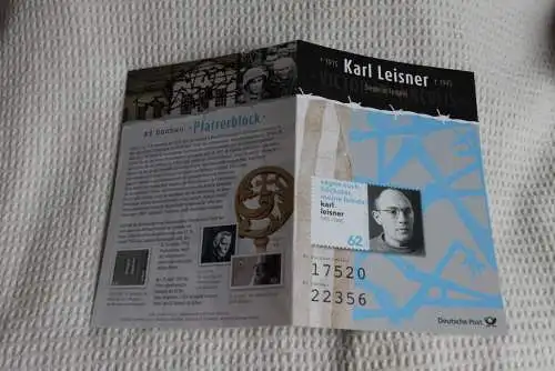 Karl Leisner; Gedenkblatt der Deutsche Post 2015