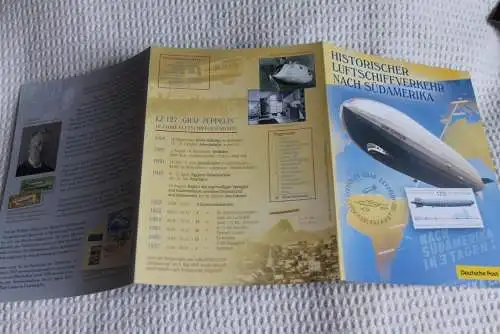 Tag der Briefmarke: Historischer Luftschiffverkehr - Zeppelin; Gedenkblatt der Deutsche Post 2007