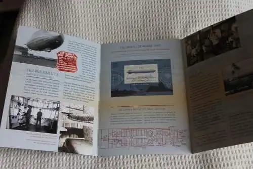 Tag der Briefmarke: Historischer Luftschiffverkehr - Zeppelin; Gedenkblatt der Deutsche Post 2007