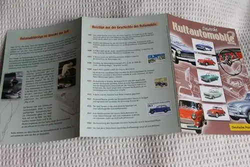 Für die Wohlfahrtspflege 2003; Deutsche Kultautomobile 2; Gedenkblatt der Deutsche Post 2003