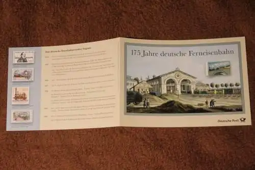 175 Jahre deutsche Ferneisenbahn; Gedenkblatt der Deutsche Post 2014