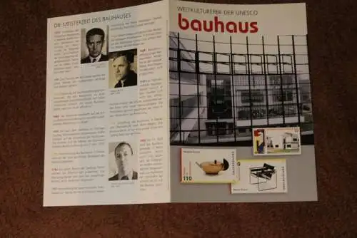 Bauhaus - UNESCO Weltkulturerbe; Gedenkblatt der Deutsche Post 2004