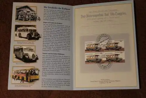 100 Jahre Kraftpost; Gedenkblatt der Deutsche Post 2005