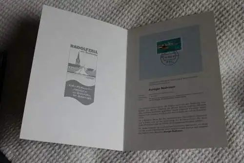 Der Bodensee-Seele Europas; Euregio, Ersttagsblatt, Radolfzell, Gedenkblatt der Deutsche Post 1993