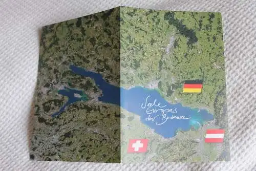 Der Bodensee-Seele Europas; Euregio, Ersttagsblatt, Friedrichhafen, Gedenkblatt der Deutsche Post 1993