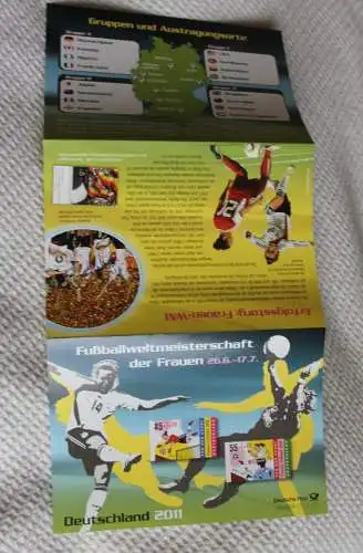 Fußballweltmeisterschaft der Frauen; Gedenkblatt der Deutsche Post 2011