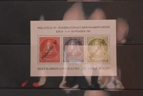BRD; Philatelia 1987; Glocken-Ausgabe Berlin als Vignette