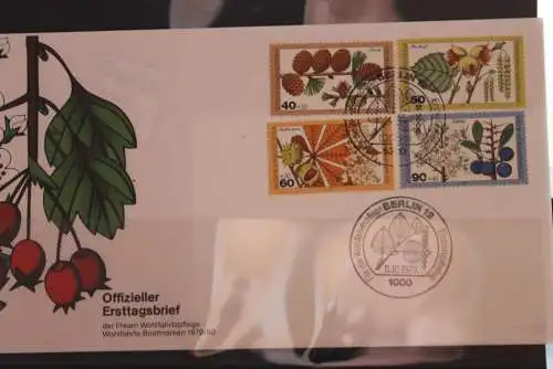 Berlin, FDC: Für die Wohlfahrtspflege 1979; Offiz. FDC; MiNr. 607-10