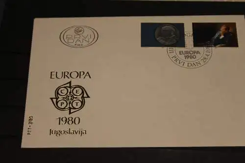 Jugoslawien 1980, CEPT, EUROPA, FDC, MiNr. 1828-29