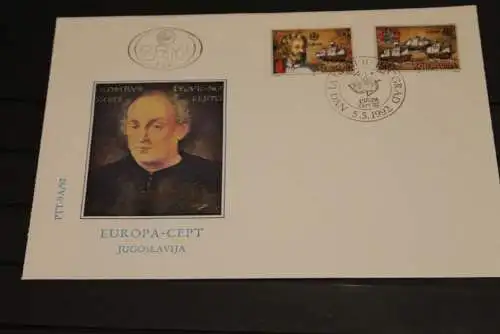 Jugoslawien 1992, CEPT, EUROPA UNION, FDC; MiNr. 2534-35