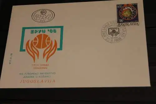 Jugoslawien 1988, Junior EM Basketball, FDC; MiNr. 2471