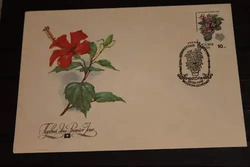 Rußland 1993, Pflanzen und Blumen, 5 FDC