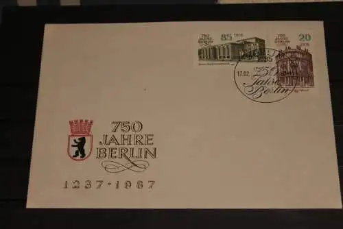 DDR, 750 Jahre Berlin, 2 FDC, 1987; MiNr. 3071-74