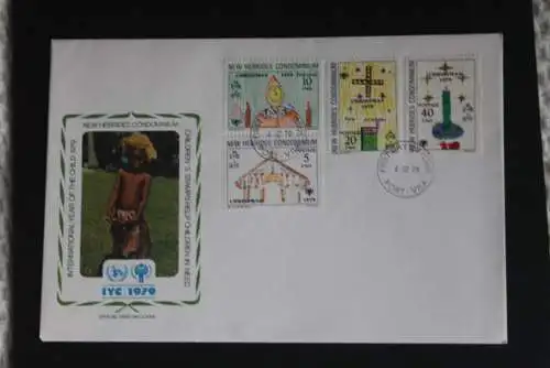 New Hebrides Condominum; FDC "International Year of the Child 1979"