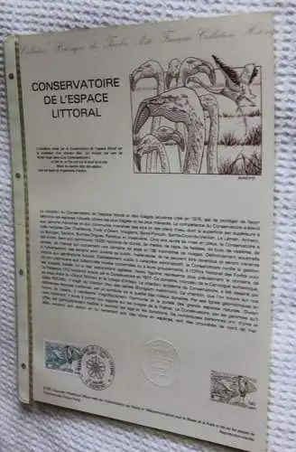 Frankreich; ETB, 1981; Ersttagsblatt: Conservatoire de L' Espace Littoral; Vögel; ETB: 27-81