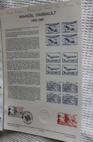 Frankreich; ETB, 1988; Ersttagsblatt: Marcel Dassault; ETB: 02-88