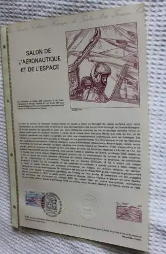 Frankreich; ETB, 1981; Ersttagsblatt: Salon de L'Aeronautique et de L' Espace, ETB: 24-81