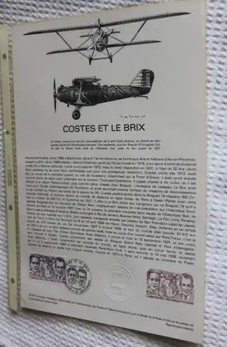 Frankreich; ETB, 1981; Ersttagsblatt: Costes et le Brix, ETB: 32-81