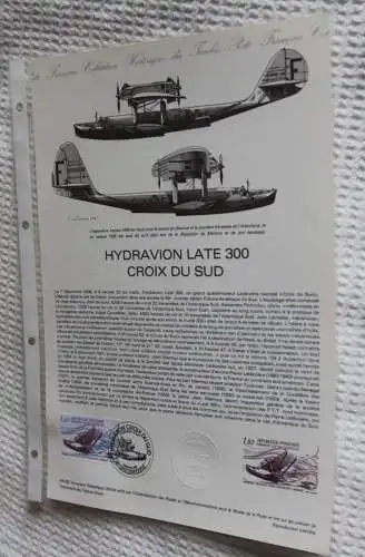 Frankreich; ETB, 1982; Ersttagsblatt: Hydravion Late 300; Croix du Sud , ETB: 44-82