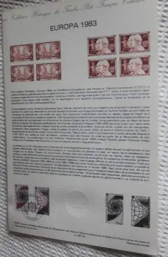 Frankreich; ETB, 1983; Ersttagsblatt: CEPT, EUROPA; ETB: 18-83