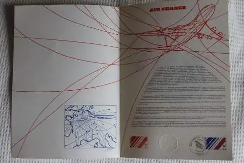 Frankreich; ETB, 1983; Ersttagsblatt:  AIR FRANCE; ETB: 24-83