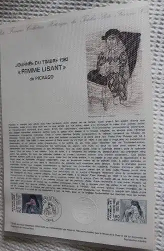 Frankreich; ETB, 1982, Ersttagsblatt: Tag der Briefmarke; ETB:12-82