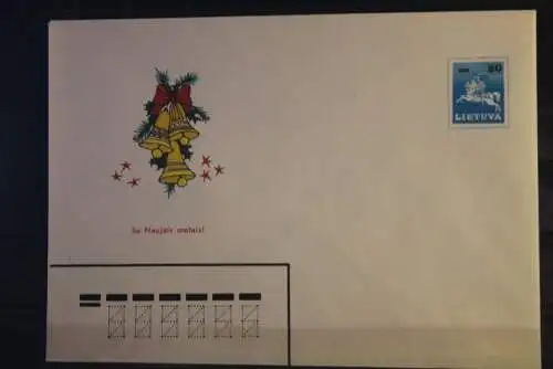 Lietuva 1990, Ganzsache, ungebraucht