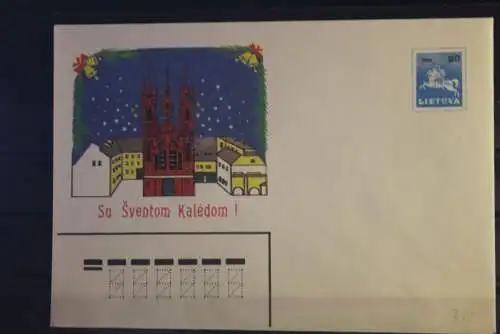 Lietuva 1990, Ganzsache, ungebraucht