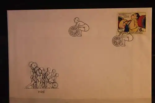 Tschechische Republik; Gewichtheben 1993; FDC