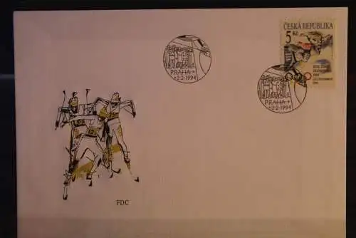 Tschechische Republik; Lillehammer 1994, Olympische Winterspiele; FDC