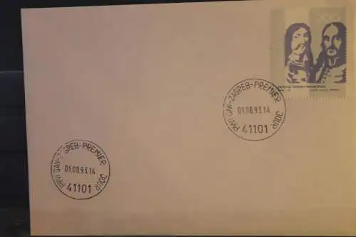 Kroatien 1993, Zwangszuschlagmarken;  Rotes Kreuz, MiNr. Z 29, FDC