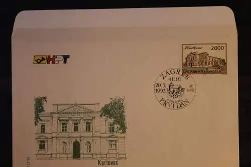 Kroatien 1993, Karlovac;  MiNr. 238, FDC