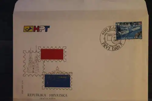 Kroatien 1991, Luftpost;  MiNr. 179 A; FDC