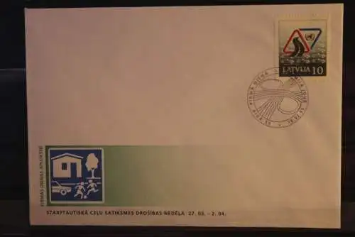 Latvija 1995; Jahr der Verkehrssicherheit; MiNr. 393; FDC