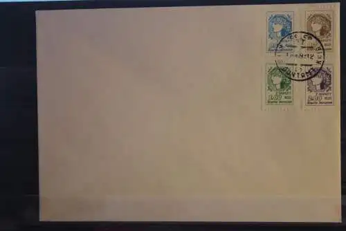 Definitive Ausgabe  Freimarken 1992; 8 Werte; MiNr. 75-82; 2 FDC