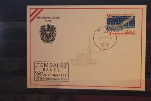 Österreichische POST, Ausstellungskarte "TEMBAL '83", Basel