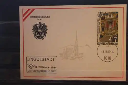 Österreichische POST, Ausstellungskarte "Ingolstadt", 1984