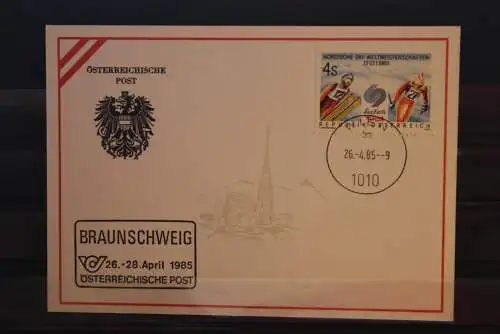 Österreichische POST, Ausstellungskarte "Braunschweig", 1985