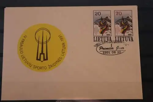 Lietuva; Everest Besteigung, 1991, auf FDC