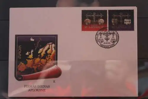 Latvija; 1994, CEPT; EUROPA.; MiNr. 376-77 auf FDC