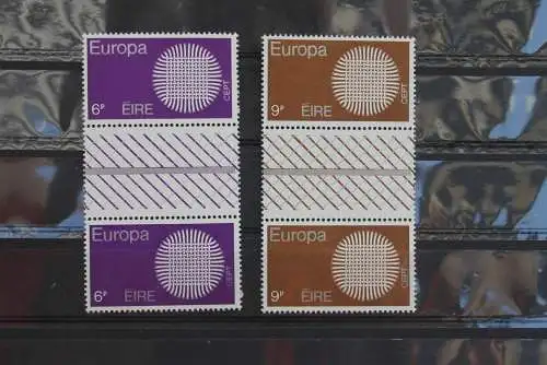 Irland CEPT, EUROPA UNION 1970, Zwischenstegpaar; Postfrisch, MiNr. 239 ZS-41 ZS