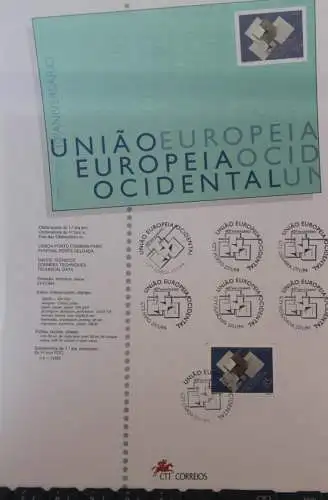 Portugal, 1994; 40 Jahre Europäische Gemeinschaft; Ersttagsblatt, ETB