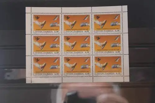 Jugoslawien 1990, Leichtathletik - Europameisterschaft, KB MiNr. 2434-35, postfrisch