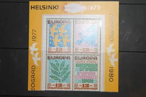 Bulgarien, KSZE 1979, MiNr. 2754-57, postfrisch