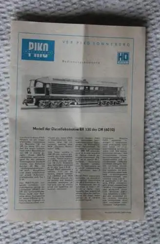 Dieselelektrische Lokomotive der CSSR-Staatsbahn CSD; (Baugleich mit BR 130); PIKO; Epoche IV; neu