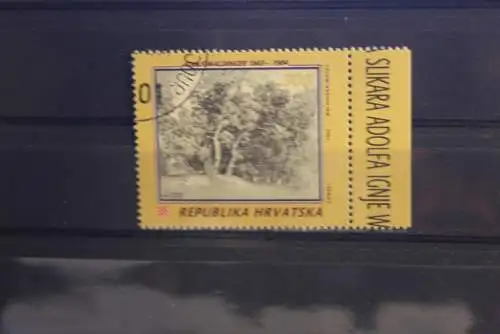 Kroatien 1993, Gemälde,  MiNr. 247, gestempelt