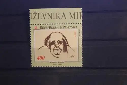 Kroatien 1993; M. Krleza; MiNr. 250, postfrisch