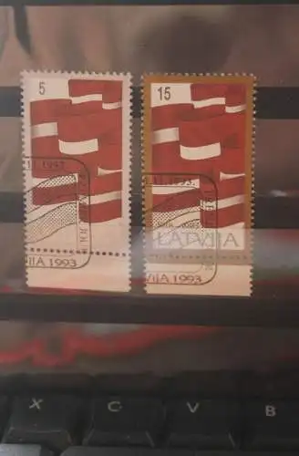 Latvija; 75 Jahre Lettland; 1994; MiNr. 361-62, gestempelt