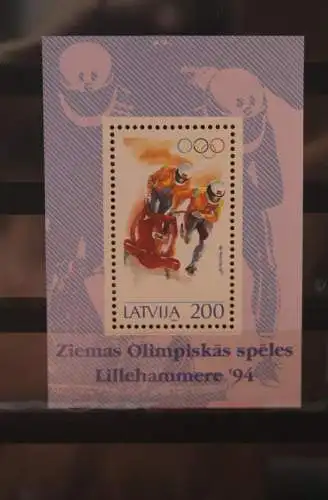 Latvija; Olympische Spiele, 1994 Blockausgabe; Block 4, NMH