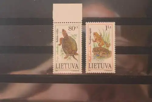 Lietuva; Schildkröten; 1993, MiNr. 545-46, NMH